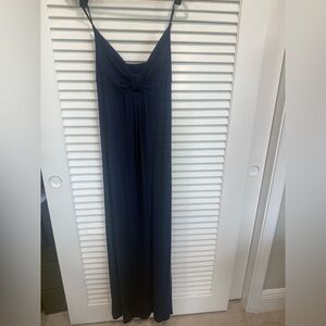 Liquid Strapless Blue maxi Dress